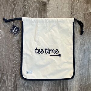 Ame & Lulu Raleigh canvas drawstring shoe bag